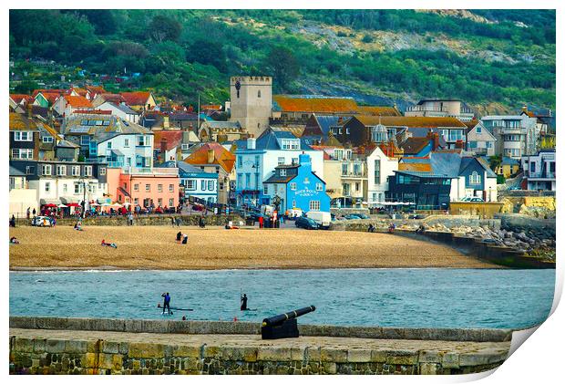 Lyme Regis Dorset Print by Alison Chambers