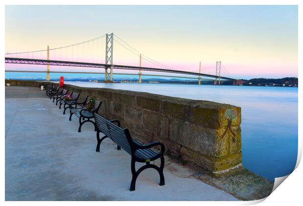 The Queensferry Crossing  Print by Alison Chambers