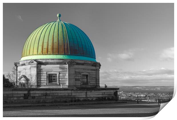 City Observatory Edinburgh  Print by Alison Chambers