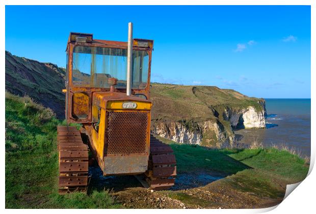 Rust In Peace Flamborough North Landing  Print by Alison Chambers