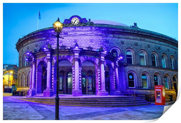 Leeds Corn Exchange Print by Alison Chambers