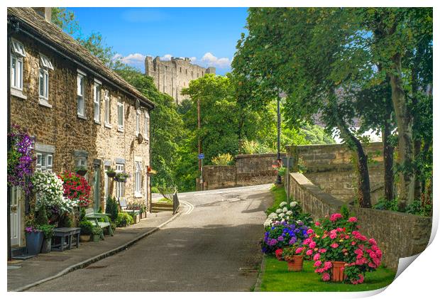 Richmond In Yorkshire  Print by Alison Chambers