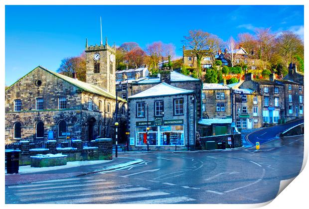 Holmfirth Print by Alison Chambers