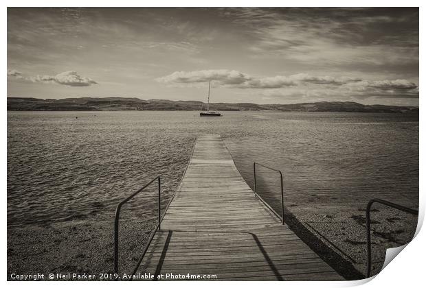 Loch Fyne - Vanishing Point Print by Neil Parker