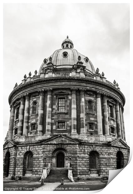 Radcliffe Camera - Oxford Mono  Print by Tracey Smith