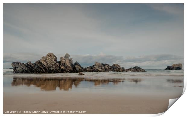 Sango Sands - the Beach at Durness, Scottish Highlands Print by Tracey Smith