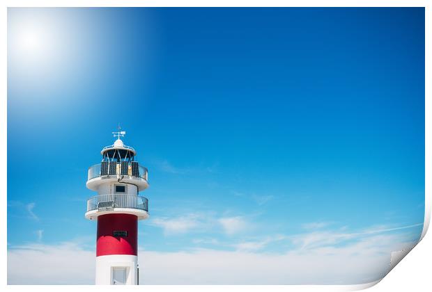 maritime lighthouse Print by David Galindo