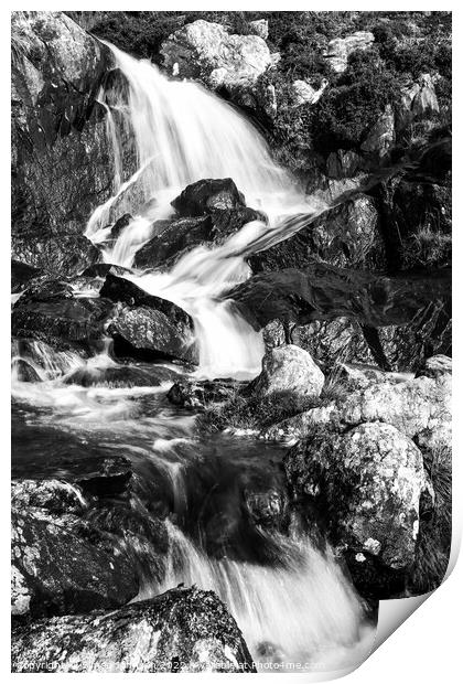 Cascades Print by Simon Johnson