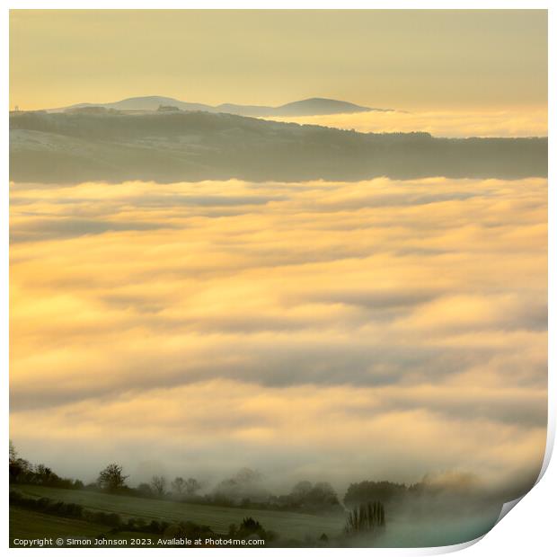 Cloud inversion  Print by Simon Johnson