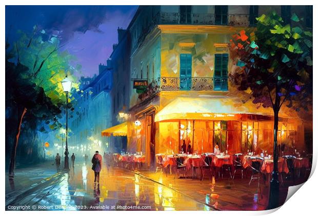 Paris After Rain Print by Robert Deering