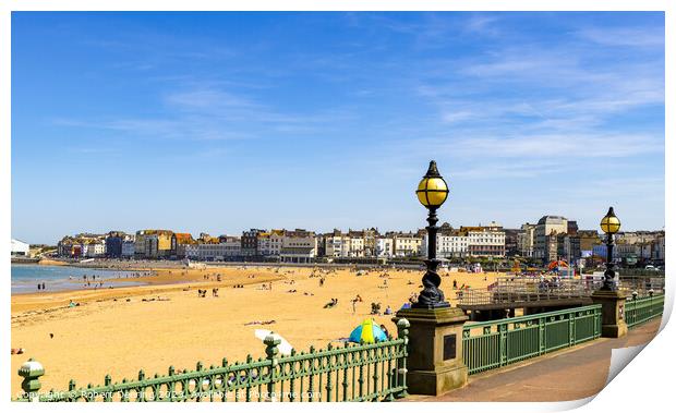 Margate Beach Print by Robert Deering