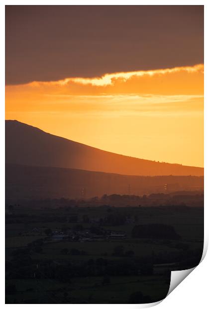 Solstice Sunset Skies Print by Liam Neon