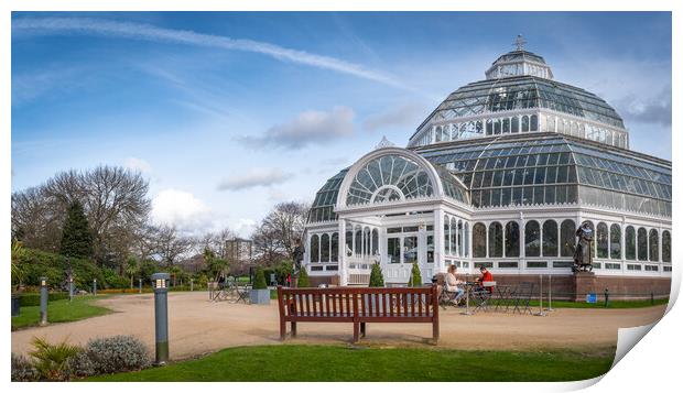 Sefton Palm House Print by Liam Neon