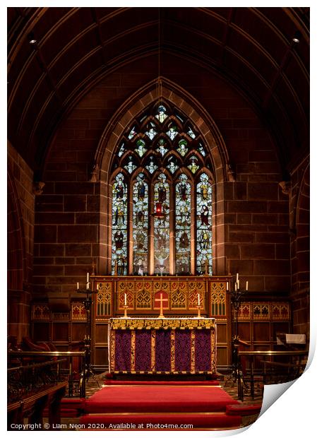 St Bridgets Altar Print by Liam Neon