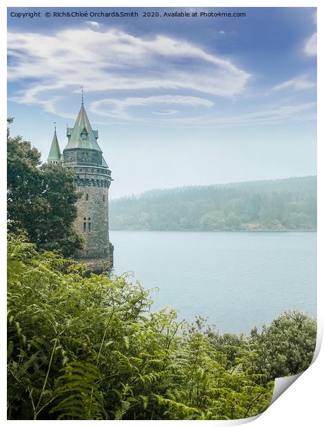 Lake Vyrnwy Tower Print by ROCS Adventures