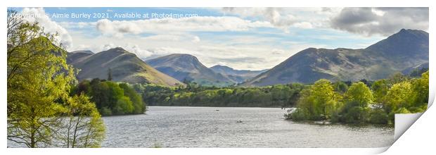 Awe-inspiring Derwentwater Panorama Print by Aimie Burley