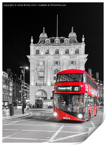 Vibrant Piccadilly Print by Aimie Burley
