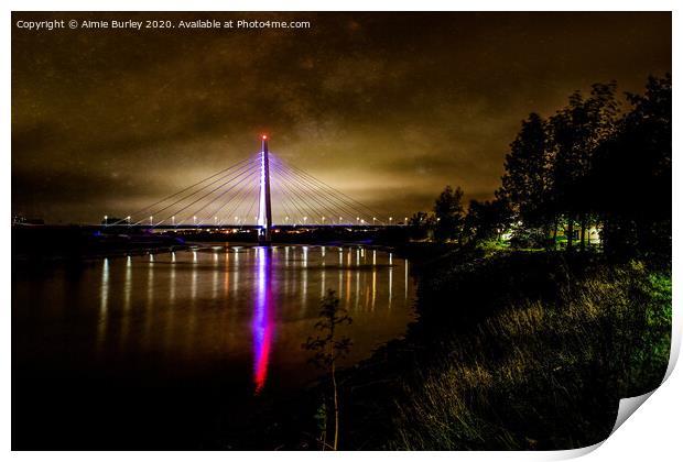 Northern Spire Bridge Print by Aimie Burley