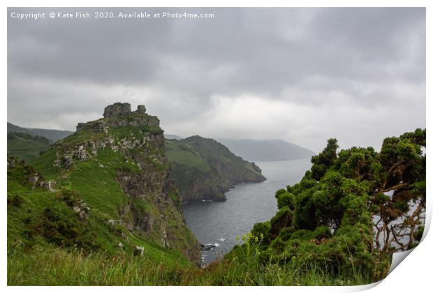 Valley of the Rocks IV Print by Kate Fish