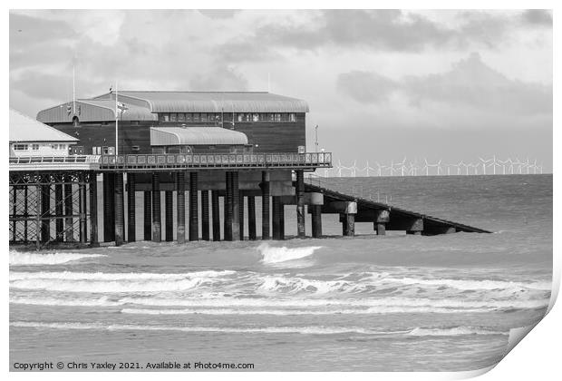 Cromer lifeboat station Print by Chris Yaxley