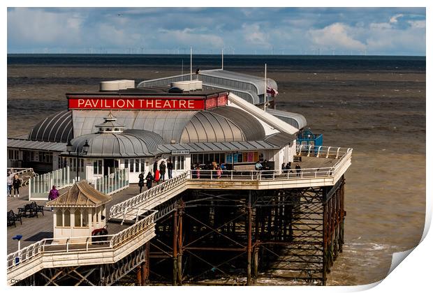 The Pavilion Theatre, Cromer pier Print by Chris Yaxley