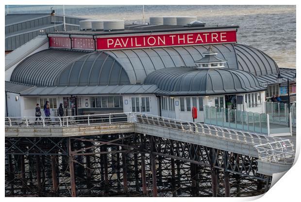 The Pavilion Theatre, Cromer Pier Print by Chris Yaxley