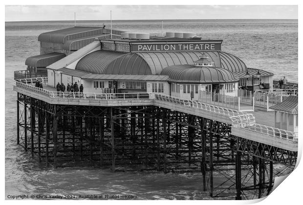 Pavilion Theatre, Cromer Pier Print by Chris Yaxley