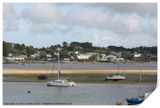 Camel Estuary, Padstow Print by Chris Yaxley