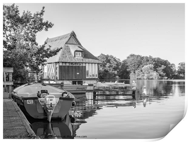The beauty of Ranworth Broad Print by Chris Yaxley