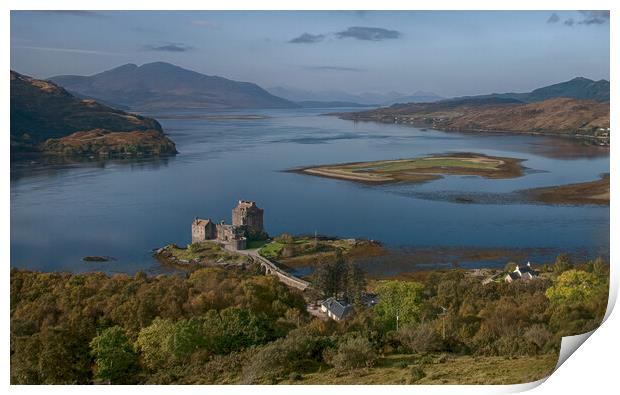  Eilean Donan Castle on Loch Alsh Print by Eileen Wilkinson ARPS EFIAP