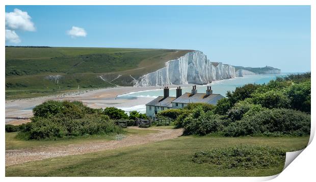 Cuckmere Haven and the Seven Sisters Print by Eileen Wilkinson ARPS EFIAP