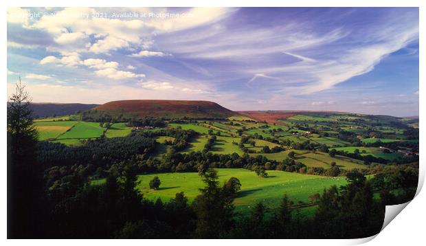 The North Yorkshire Countryside Print by Navin Mistry