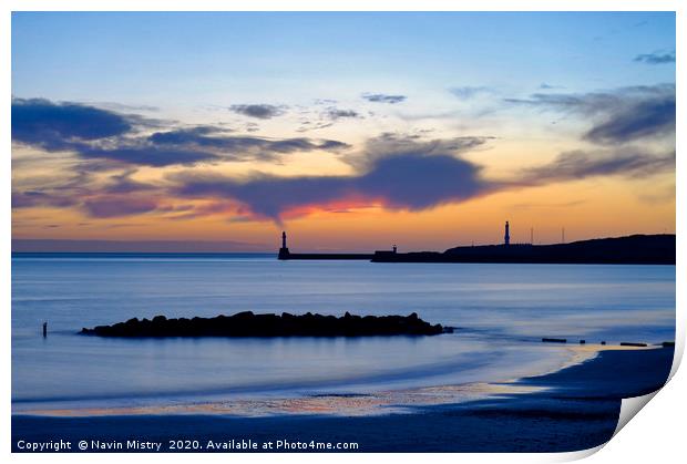 Aberdeen Beach Sunrise  Print by Navin Mistry