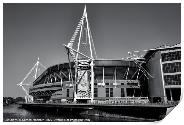 Match Day, Principality Stadium, Cardiff  Print by Gordon Maclaren