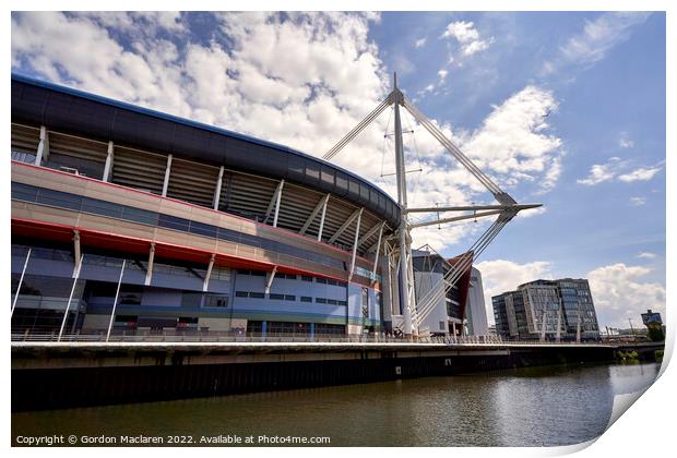 The Principality Stadium, Cardiff, Wales, UK   Print by Gordon Maclaren