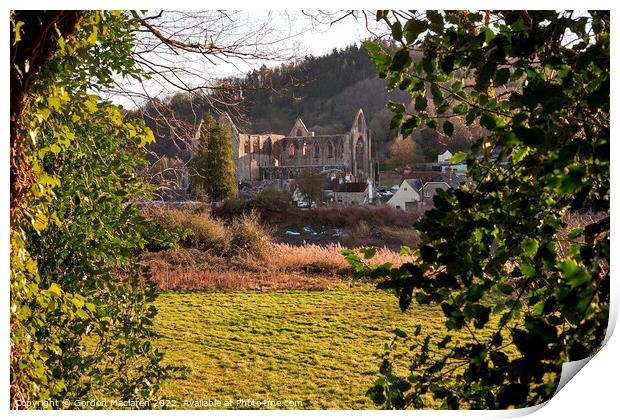 Tintern Abbey, Monmouthshire, Wales, UK Print by Gordon Maclaren