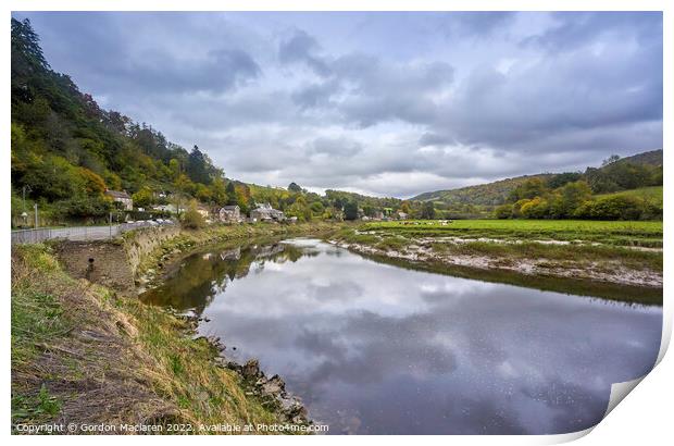 Tintern on the River Wye, Monmouthshire, Wales Print by Gordon Maclaren