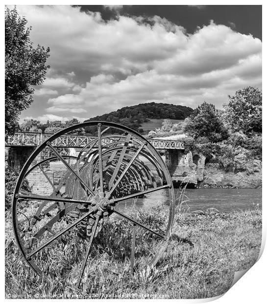 Farm Machinery, Tintern Print by Gordon Maclaren