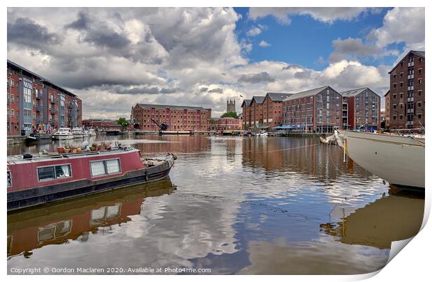 Gloucester Quay Print by Gordon Maclaren