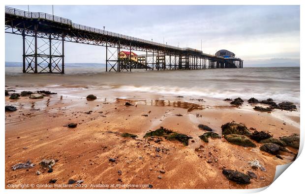 Mumbles Pier, Swansea Bay Print by Gordon Maclaren