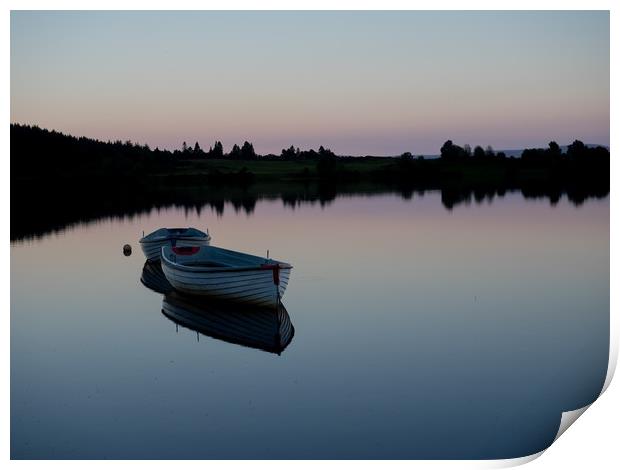 Loch Rusky Print by Emma Dickson