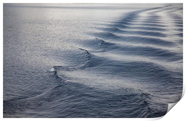 Water waves on Loch Ness  Print by Alexey Rezvykh