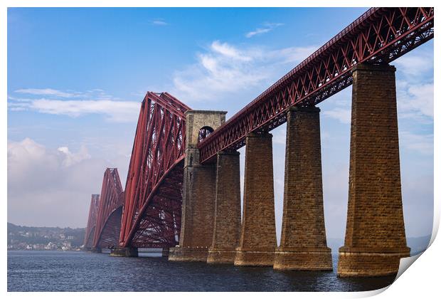 Forth Rail Bridge Print by Steven Lennie