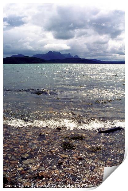 Ben Loyal, Sutherland Print by Adrian Snowball