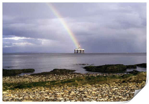 The pot of gold? Print by Adrian Snowball