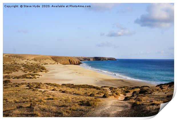 Papagayo beach, Lanzarote                          Print by Steve Hyde