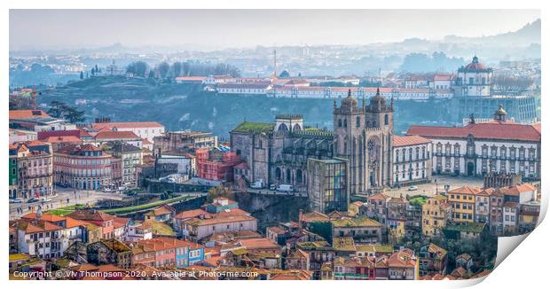 Misty Porto Print by Viv Thompson