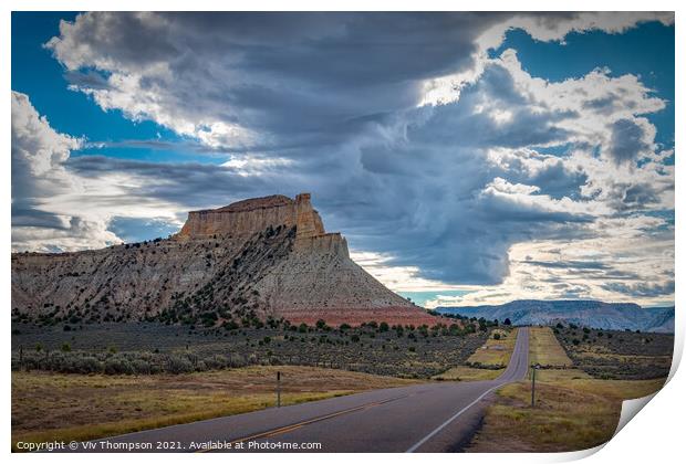 Thundercloud over Capitol Reef Print by Viv Thompson