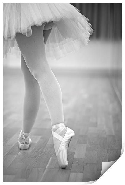 Ballerina Print by Davide Bressanello