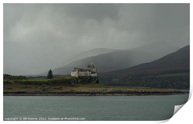 Duart Castle Print by Bill Moores